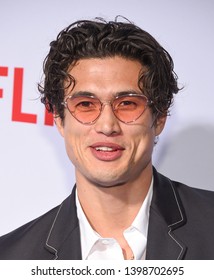 LOS ANGELES - APR 29:  Charles Melton Arrives For The Netflix 'The Last Summer' Premiere On April 29, 2019 In Hollywood, CA