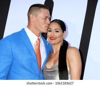 LOS ANGELES - APR 3:  John Cena, Nikki Bella At The 