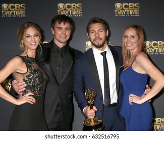 LOS ANGELES - APR 30:  Kelly Kruger, Darin Brooks, Scott Clifton, Nicole Lampson At The CBS Daytime Emmy After Party At The Pasadena Conferene Center On April 30, 2017 In Pasadena, CA