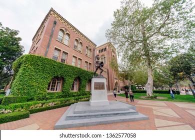 Los Angeles, APR 4: Tommy Trojan, Bovard Auditorium Of USC On APR 4, 2019 At Los Angeles, California