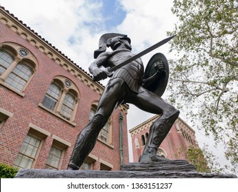 Los Angeles, APR 4: Tommy Trojan, Bovard Auditorium Of USC On APR 4, 2019 At Los Angeles, California