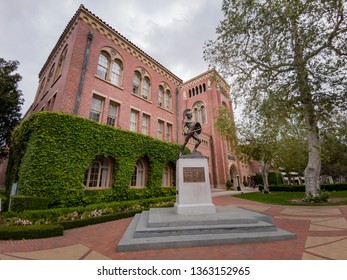 Los Angeles, APR 4: Tommy Trojan, Bovard Auditorium Of USC On APR 4, 2019 At Los Angeles, California