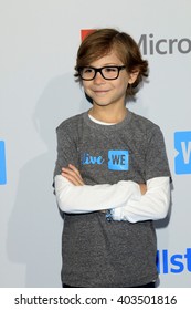 LOS ANGELES - APR 7:  Jacob Tremblay At The WE Day California 2016 At The The Forum On April 7, 2016 In Inglewood, CA