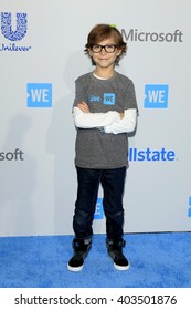 LOS ANGELES - APR 7:  Jacob Tremblay At The WE Day California 2016 At The The Forum On April 7, 2016 In Inglewood, CA