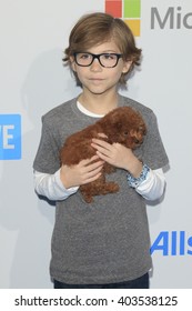 LOS ANGELES - APR 7:  Jacob Tremblay At The WE Day California 2016 At The The Forum On April 7, 2016 In Inglewood, CA