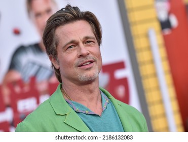 LOS ANGELES - AUG 01: Brad Pitt arrives for the Hollywood premiere of ‘Bullet Train’ on August 01, 2022 in Westwood, CA
