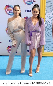 LOS ANGELES - AUG 11:  Nikki Bella, Brie Bella At The Teen Choice Awards 2019 At Hermosa Beach On August 11, 2019 In Hermosa Beach, CA