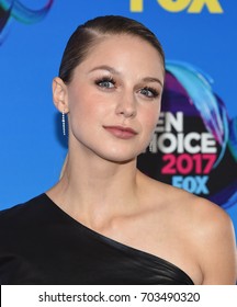 LOS ANGELES - AUG 13:  Melissa Benoist Arrives For The Teen Choice Awards 2017 On August 13, 2017 In Los Angeles, CA