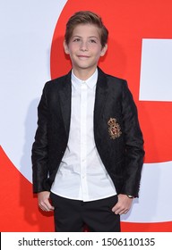 LOS ANGELES - AUG 14:  Jacob Tremblay Arrives For The 'Good Boys' Los Angeles Premiere On August 14, 2019 In Westwood, CA                