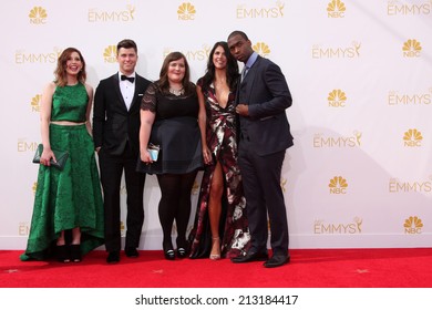 LOS ANGELES - AUG 25:  Saturday Night Live Cast At The 2014 Primetime Emmy Awards - Arrivals At Nokia Theater At LA Live On August 25, 2014 In Los Angeles, CA