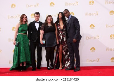 LOS ANGELES - AUG 25:  Saturday Night Live Cast At The 2014 Primetime Emmy Awards - Arrivals At Nokia Theater At LA Live On August 25, 2014 In Los Angeles, CA