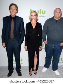 LOS ANGELES - AUG 5:  Hugh Laurie, Gretchen Mol, Ethan Suplee At The HULU TCA Summer 2016 Press Tour At The Beverly Hilton Hotel On August 5, 2016 In Beverly Hills, CA