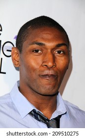 LOS ANGELES - AUG 6:  Metta World Peace At The Imagine Ball LA At The House Of Blues On August 6, 2014 In West Hollywood, CA