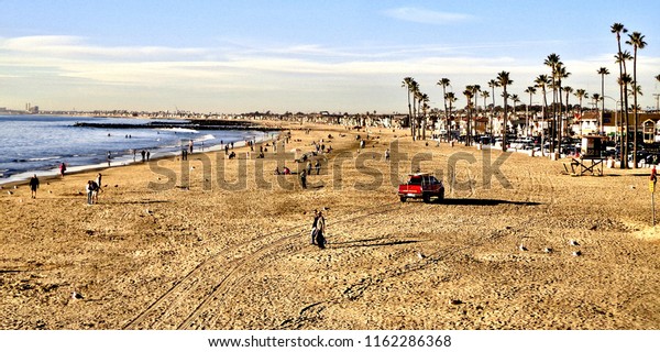 Los Angeles Beach (sunny summer day) - Los Angeles,\
California, USA
