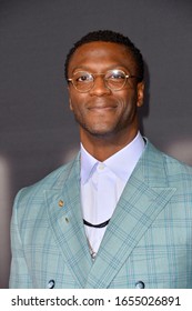 LOS ANGELES, CA: 24, 2020: Aldis Hodge at the premiere of "The Invisible Man" at the TCL Chinese Theatre.Picture: Paul Smith/Featureflash