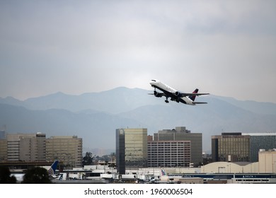 Los Angeles, CA: April 1, 2021:   Delta Airlines Jet at Los Angeles International Airport (LAX). Delta Airlines began operations in 1929.
