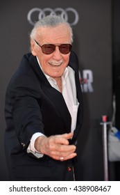 LOS ANGELES, CA. April 12, 2016: Comic Book Legend Stan Lee At The World Premiere Of 