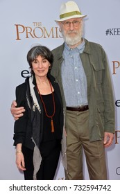 LOS ANGELES, CA - April 12, 2017: James Cromwell & Anna Stuart At The Premiere For 