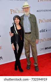 LOS ANGELES, CA - April 12, 2017: James Cromwell & Anna Stuart At The Premiere For 