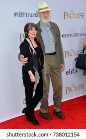 LOS ANGELES, CA. April 12, 2017: Actor James Cromwell & Wife Anna Stuart At The Premiere For 