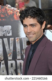 LOS ANGELES, CA - APRIL 13, 2014: Adrian Grenier At The 2014 MTV Movie Awards At The Nokia Theatre LA Live. 