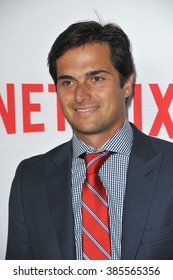 LOS ANGELES, CA - APRIL 2, 2015: Racing Driver Nelson Piquet Jr. At The Premiere Of Netflix Series 