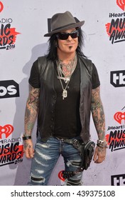 LOS ANGELES, CA. April 3, 2016. Musician Nikki Sixx At The IHeartRadio Music Awards 2016 At The Forum.
