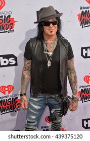 LOS ANGELES, CA. April 3, 2016. Musician Nikki Sixx At The IHeartRadio Music Awards 2016 At The Forum.
