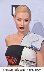 LOS ANGELES, CA. April 3, 2016. Singer Iggy Azalea At The IHeartRadio Music Awards 2016 At The Forum.
