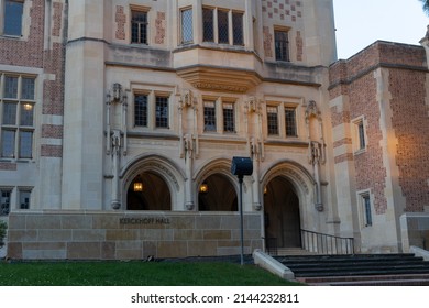 Los Angeles, CA - April 5 2022: Academic Building At UCLA In Early Morning