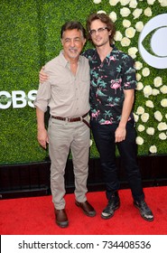 LOS ANGELES, CA - August 01, 2017: Joe Mantegna & Matthew Gray Gubler At CBS TV's Summer Soiree At CBS TV Studios