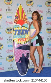 LOS ANGELES, CA - AUGUST 10, 2014: Lea Michele At The 2014 Teen Choice Awards At The Shrine Auditorium. 