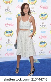 LOS ANGELES, CA - AUGUST 10, 2014: Haley Ramm At The 2014 Teen Choice Awards At The Shrine Auditorium. 