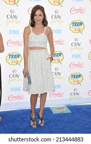 LOS ANGELES, CA - AUGUST 10, 2014: Haley Ramm At The 2014 Teen Choice Awards At The Shrine Auditorium. 