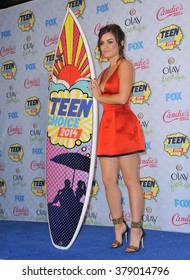 LOS ANGELES, CA - AUGUST 10, 2014: Lucy Hale At The 2014 Teen Choice Awards At The Shrine Auditorium.