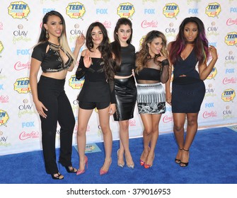 LOS ANGELES, CA - AUGUST 10, 2014: Fifth Harmony At The 2014 Teen Choice Awards At The Shrine Auditorium.