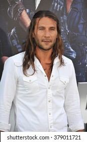 LOS ANGELES, CA - AUGUST 11, 2014: Zach McGowan At The Los Angeles Premiere Of 