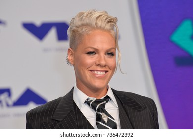 LOS ANGELES, CA - August 27, 2017: Pink At The 2017 MTV Video Music Awards At The 