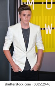 LOS ANGELES, CA - AUGUST 30, 2015: Brooklyn Beckham At The 2015 MTV Video Music Awards At The Microsoft Theatre LA Live.