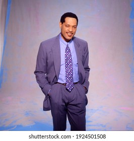 Los Angeles, CA - Circa 1987: Laurence Fishburne Poses For A Portrait. (Photo By Harry Langdon)