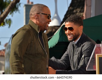 LOS ANGELES, CA. December 2, 2016: Lee Daniels & Jussie Smollett At Star Ceremony For Director Lee Daniels On The Hollywood Walk Of Fame.