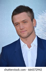 LOS ANGELES, CA. December 3, 2016: Actor Taron Egerton At The World Premiere Of 