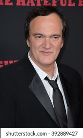 LOS ANGELES, CA - DECEMBER 7, 2015: Director Quentin Tarantino At The Premiere 