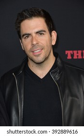 LOS ANGELES, CA - DECEMBER 7, 2015: Actor Eli Roth At The Premiere 