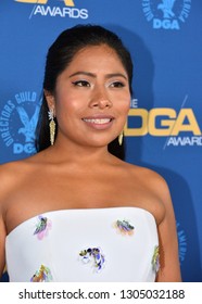 LOS ANGELES, CA. February 02, 2019: Yalitza Aparicio At The 71st Annual Directors Guild Of America Awards At The Ray Dolby Ballroom.
 