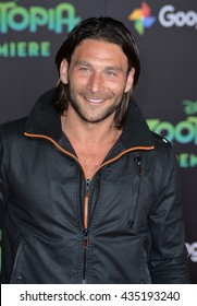 LOS ANGELES, CA - FEBRUARY 17, 2016: Actor Zach McGowan At The Premiere Of Disney's 