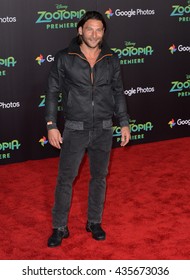 LOS ANGELES, CA - FEBRUARY 17, 2016: Actor Zach McGowan At The Premiere Of Disney's 