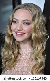 LOS ANGELES, CA - FEBRUARY 21, 2012: Amanda Seyfried at the Los Angeles premiere of her new movie "Gone" at the Arclight Theatre, Hollywood. February 21, 2012  Los Angeles, CA