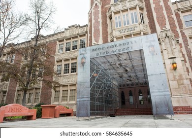 Los Angeles, CA: February 21, 2017: John Marshall High School In The Los Angeles Area. The Exterior Of John Marshall High School Has Appeared In Various Films And Television Shows.    