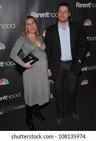 LOS ANGELES, CA - FEBRUARY 22, 2010: Sam Jaeger & Wife At The Premiere For His New NBC TV Series 